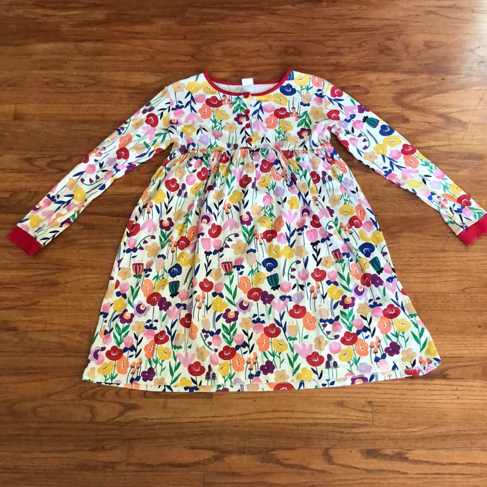 Hanna Andersson Floral Cotton long sleeves Dress